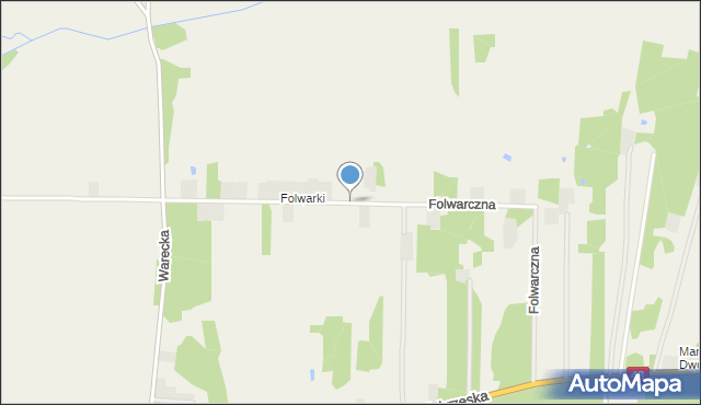 Stromiec, Folwarczna, mapa Stromiec