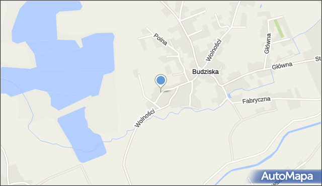 Budziska gmina Kuźnia Raciborska, Frosowa, mapa Budziska gmina Kuźnia Raciborska