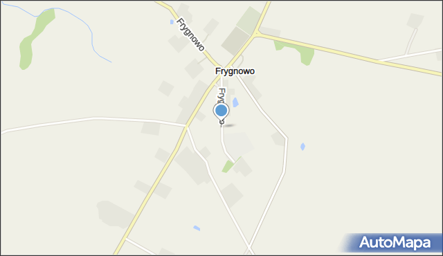 Frygnowo, Frygnowo, mapa Frygnowo