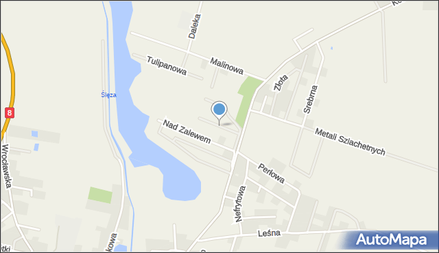 Jordanów Śląski, Frezjowa, mapa Jordanów Śląski
