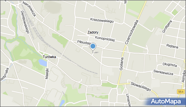 Wieliczka, Franciszka Żwirki i Stanisława Wigury, mapa Wieliczka