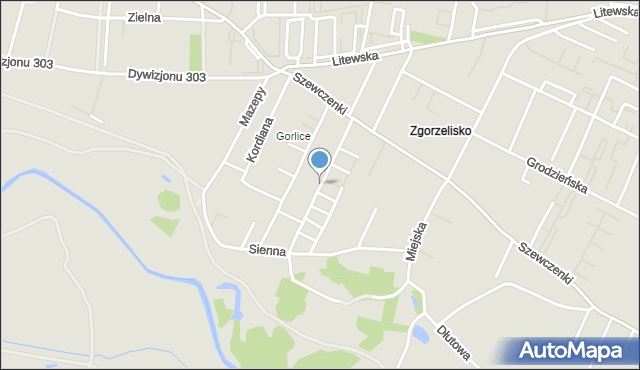 Wrocław, Franki Iwana, mapa Wrocławia