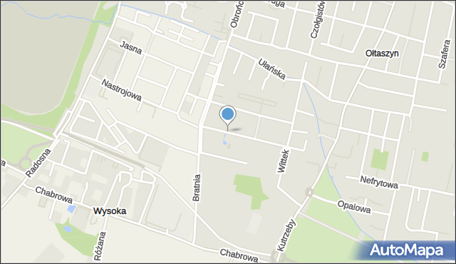 Wrocław, Frankowskiego Stefana, kadm., mapa Wrocławia