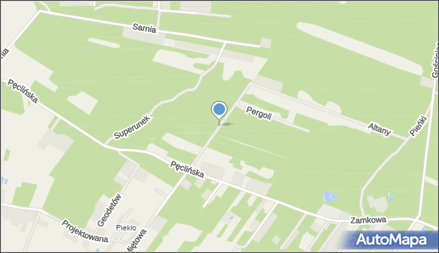 Duchnów, Gajowa, mapa Duchnów