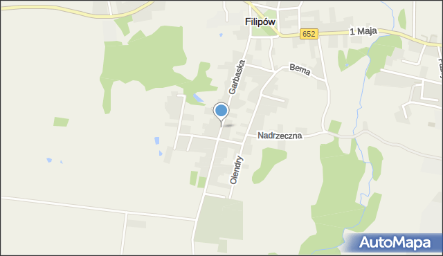 Filipów powiat suwalski, Garbaska, mapa Filipów powiat suwalski