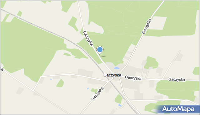 Gaczyska, Gaczyska, mapa Gaczyska