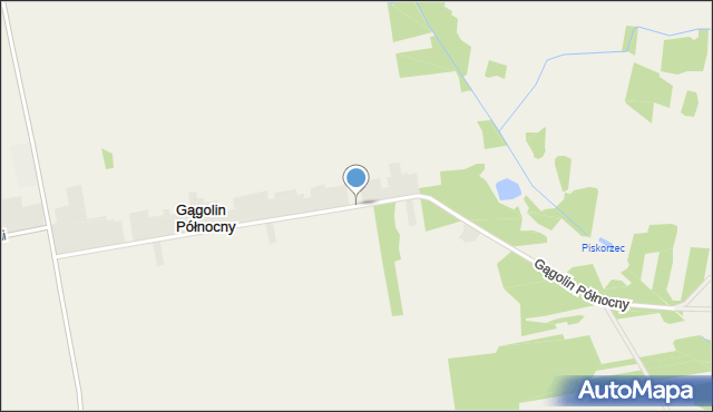 Gągolin Północny, Gągolin Północny, mapa Gągolin Północny