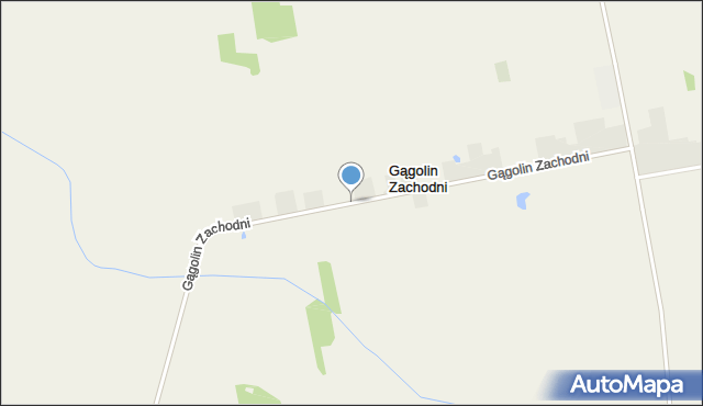 Gągolin Zachodni, Gągolin Zachodni, mapa Gągolin Zachodni