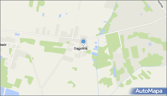 Gągolina, Gągolina, mapa Gągolina