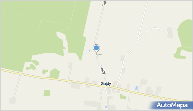 Gajdy, Gajdy, mapa Gajdy