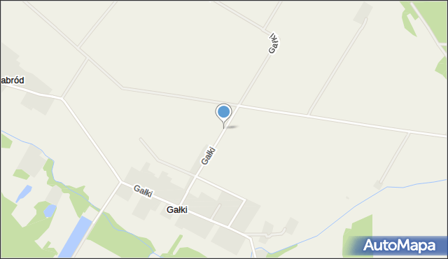 Gałki gmina Repki, Gałki, mapa Gałki gmina Repki