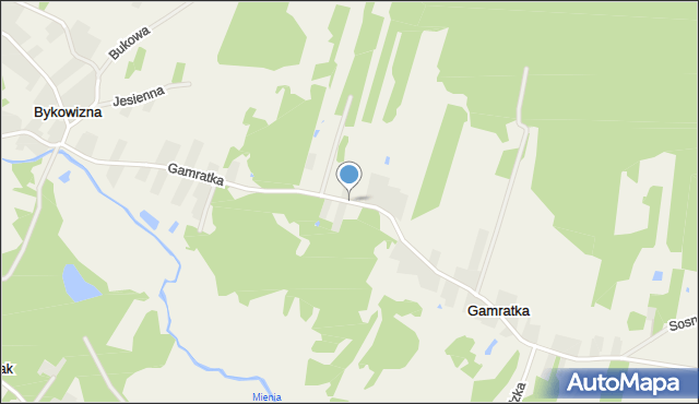 Gamratka, Gamratka, mapa Gamratka