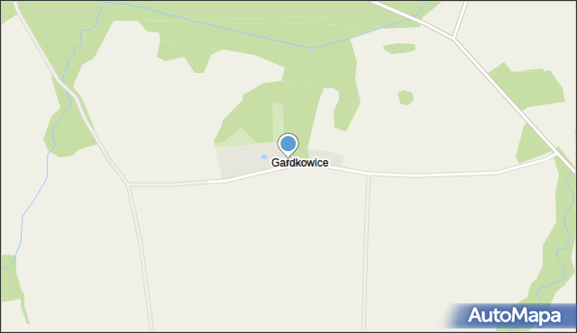 Gardkowice, Gardkowice, mapa Gardkowice