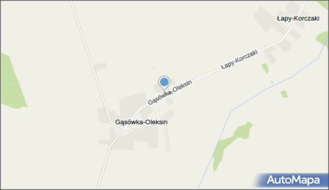 Gąsówka-Oleksin, Gąsówka-Oleksin, mapa Gąsówka-Oleksin