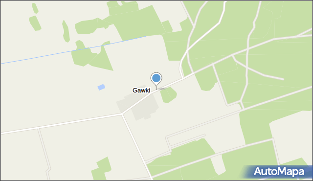 Gawki, Gawki, mapa Gawki