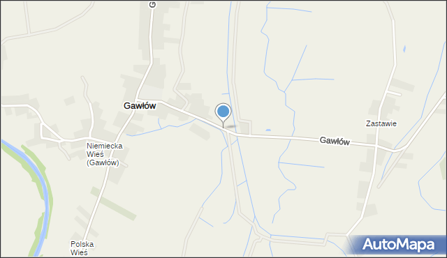 Gawłów gmina Bochnia, Gawłów, mapa Gawłów gmina Bochnia