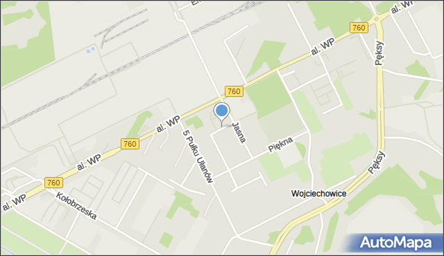 Ostrołęka, Gałczyńskiego Konstantego Ildefonsa, mapa Ostrołęka