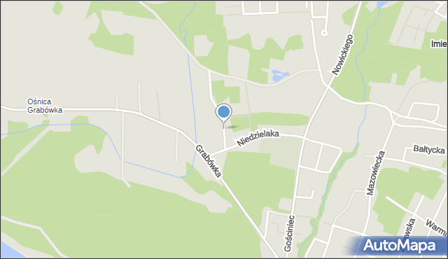 Płock, Gajówka, mapa Płock