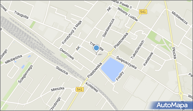 Sierpc, Gałczyńskiego Konstantego Ildefonsa, mapa Sierpc