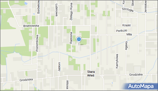 Stara Wieś gmina Nadarzyn, Gajowa, mapa Stara Wieś gmina Nadarzyn