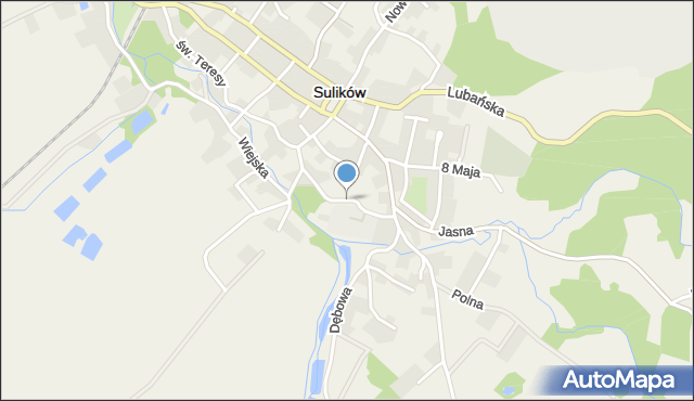 Sulików powiat zgorzelecki, Garbarska, mapa Sulików powiat zgorzelecki