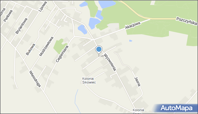Suszec powiat pszczyński, Garbarska, mapa Suszec powiat pszczyński