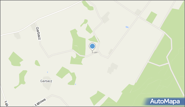 Sylczno, Garbacz, mapa Sylczno