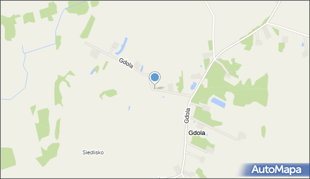 Gdola, Gdola, mapa Gdola