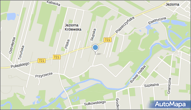 Konstancin-Jeziorna, Gdańska, mapa Konstancin-Jeziorna