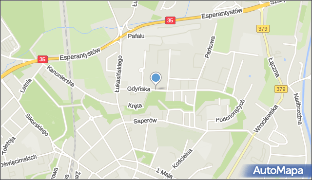 Świdnica, Gdyńska, mapa Świdnicy