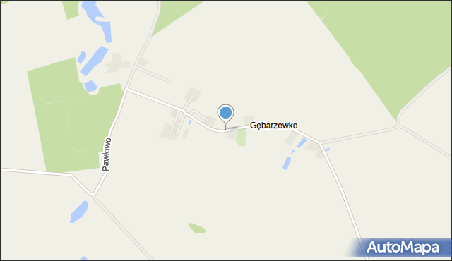 Gębarzewko, Gębarzewko, mapa Gębarzewko