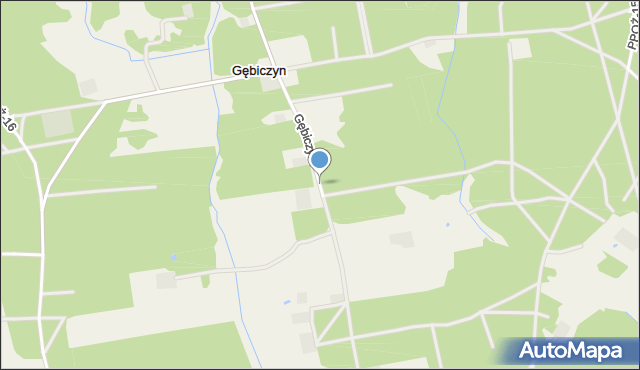 Gębiczyn, Gębiczyn, mapa Gębiczyn