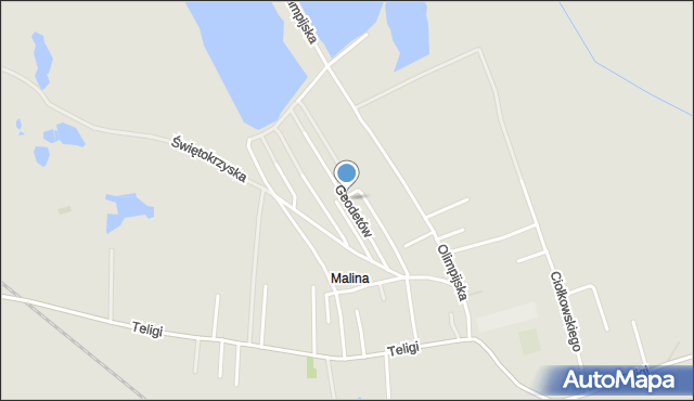 Opole, Geodetów, mapa Opola