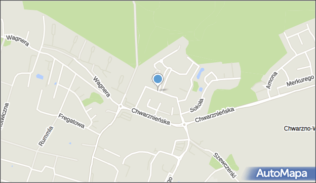 Gdynia, Gierdziejewskiego Wacława, mapa Gdyni