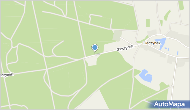 Gieczynek, Gieczynek, mapa Gieczynek