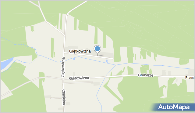 Giętkowizna, Giętkowizna, mapa Giętkowizna