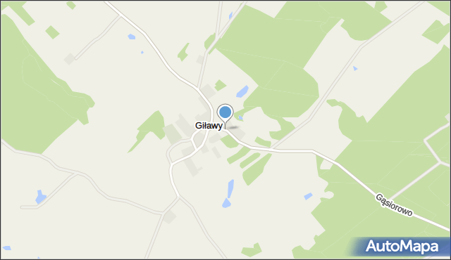 Giławy, Giławy, mapa Giławy