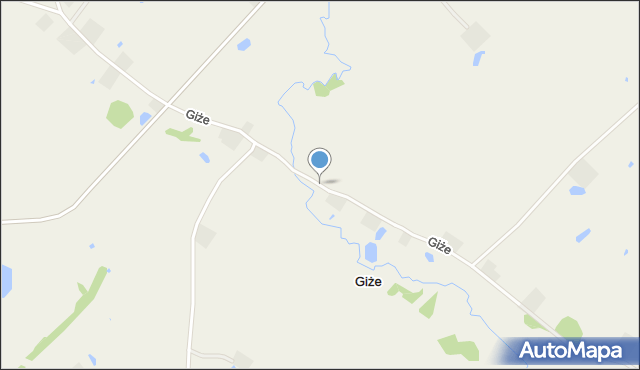 Giże gmina Świętajno, Giże, mapa Giże gmina Świętajno