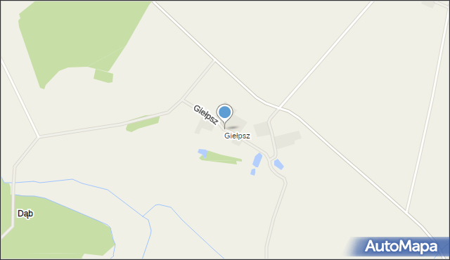 Karszewo gmina Korsze, Giełpsz, mapa Karszewo gmina Korsze