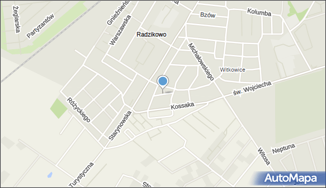 Kołobrzeg, Gierymskich Aleksandra i Maksymiliana, mapa Kołobrzegu