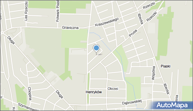 Ostrowiec Świętokrzyski, Gierymskiego Aleksandra, mapa Ostrowiec Świętokrzyski