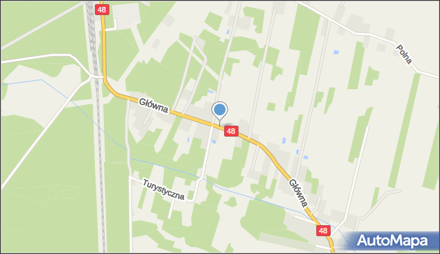 Dobieszyn gmina Stromiec, Główna, mapa Dobieszyn gmina Stromiec