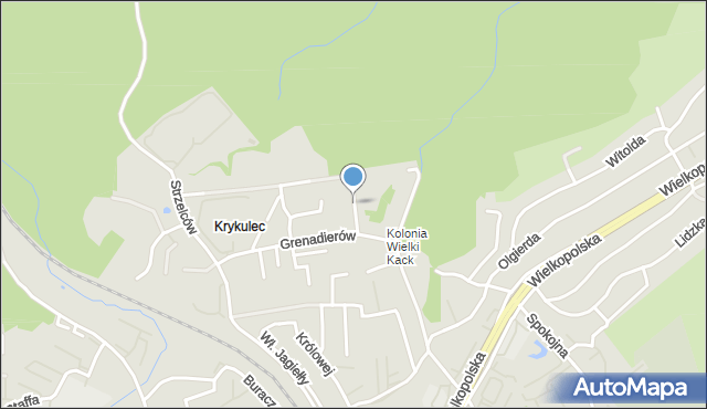 Gdynia, Głowackiego Bartosza, mapa Gdyni