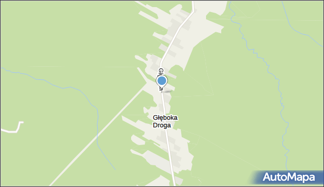 Głęboka Droga, Głęboka Droga, mapa Głęboka Droga