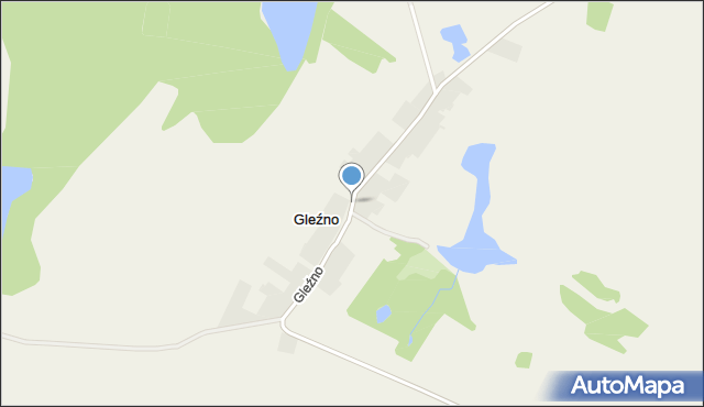 Gleźno, Gleźno, mapa Gleźno
