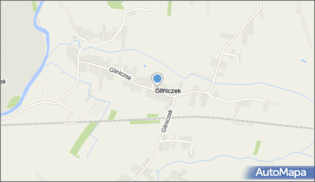 Gliniczek, Gliniczek, mapa Gliniczek