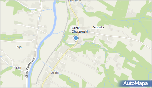 Glinik Charzewski, Glinik Charzewski, mapa Glinik Charzewski