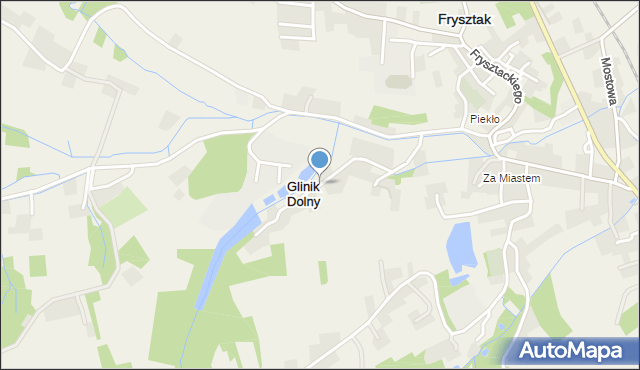 Glinik Dolny, Glinik Dolny, mapa Glinik Dolny