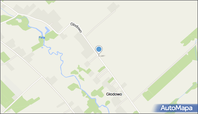 Głodowo gmina Pułtusk, Głodowo, mapa Głodowo gmina Pułtusk