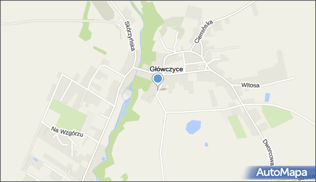 Główczyce powiat słupski, Główczyce, mapa Główczyce powiat słupski